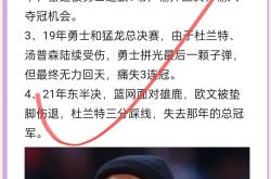 快船陷入低谷，杜兰特连败，险胜球队命运悬念！